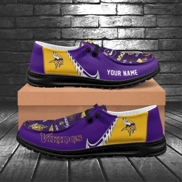 Tubopro Minnesota Vikings Hey Dude Shoes For Men And Women - Image 6