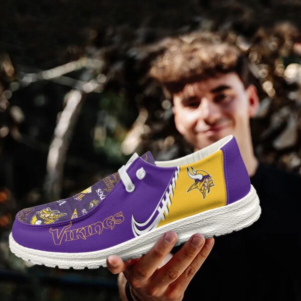 Tubopro Minnesota Vikings Hey Dude Shoes For Men And Women - Image 3