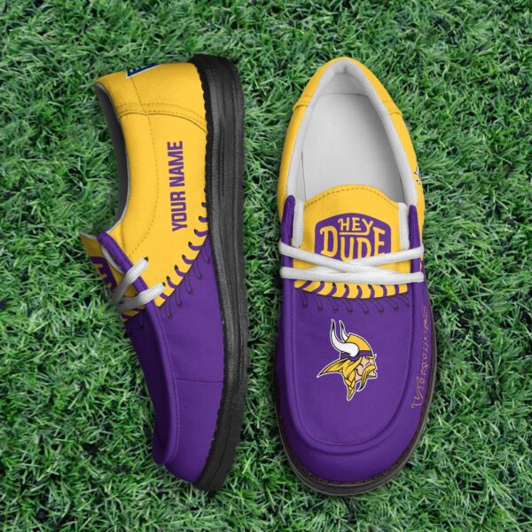 Tubopro Minnesota Vikings Hey Dude Shoes For Men And Women - Image 2