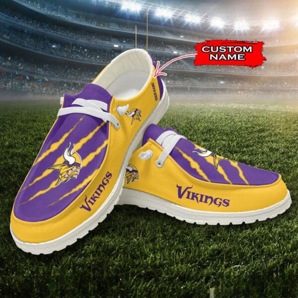Tubopro Minnesota Vikings Hey Dude Shoes For Men And Women - Image 2