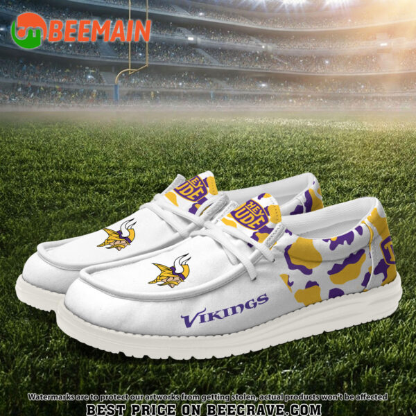 Tubopro Minnesota Vikings Hey Dude Shoes For Men And Women - Image 2