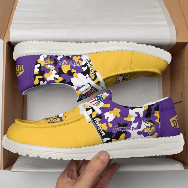 Tubopro Minnesota Vikings Hey Dude Shoes For Men And Women - Image 3