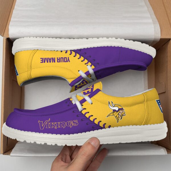 Tubopro Minnesota Vikings Hey Dude Shoes For Men And Women - Image 3