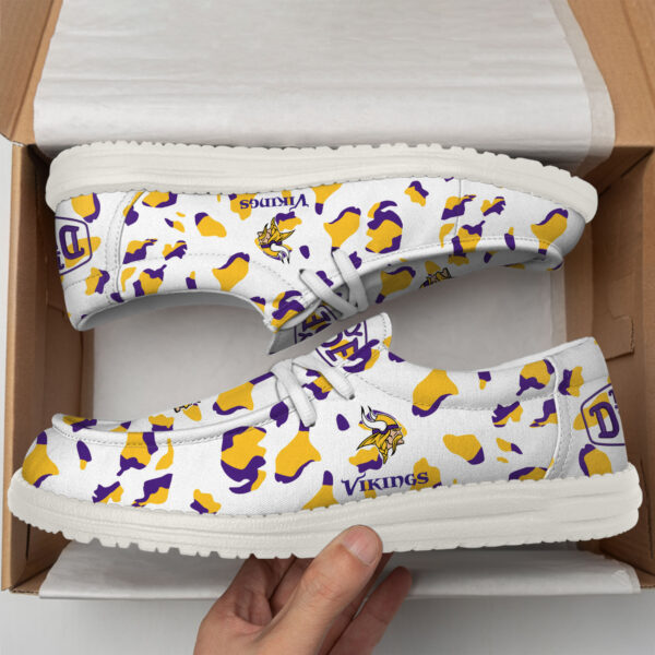 Tubopro Minnesota Vikings Hey Dude Shoes For Men And Women Ver2 - Image 4