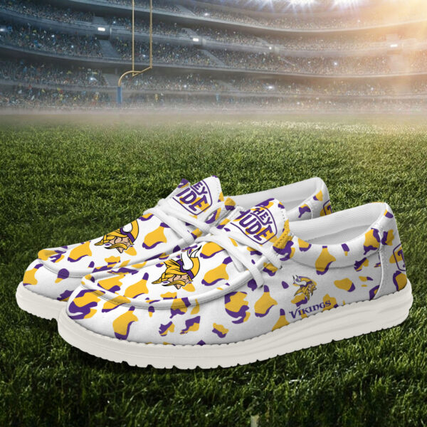 Tubopro Minnesota Vikings Hey Dude Shoes For Men And Women Ver2 - Image 3