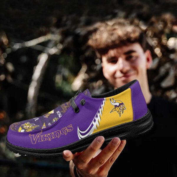Tubopro Minnesota Vikings Hey Dude Shoes For Men And Women - Image 4