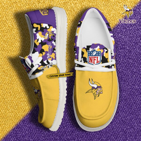 Tubopro Minnesota Vikings Hey Dude Shoes For Men And Women - Image 2