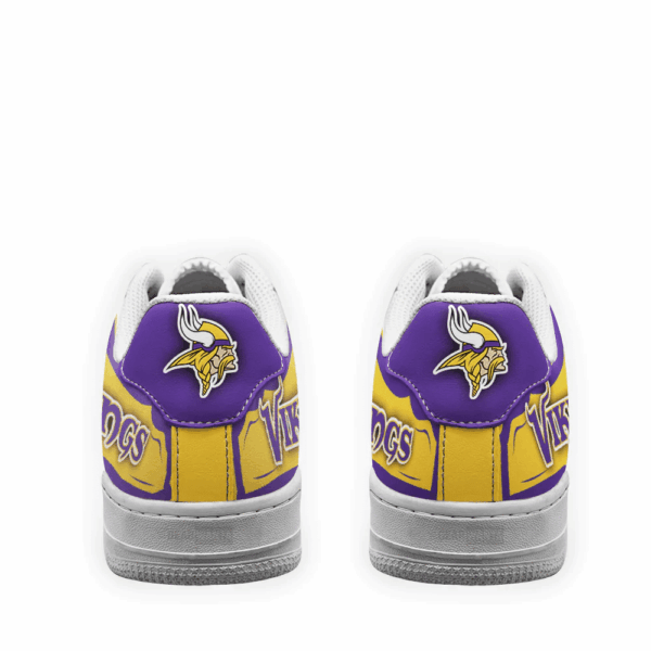 Tubopro Minnesota Vikings NFL Air Low-Top Sneakers Shoes For Men And Women - Image 3