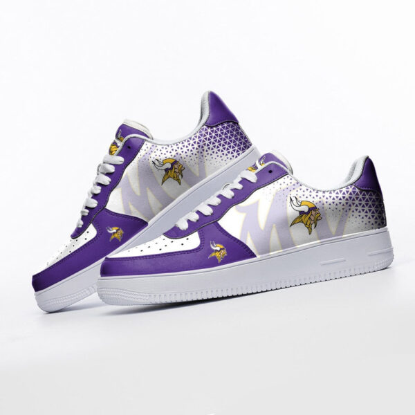 Tubopro Minnesota Vikings NFL Air Low-Top Sneakers Shoes For Men And Women - Image 3