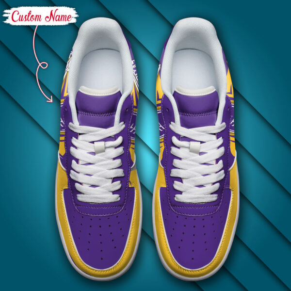 Tubopro Minnesota Vikings NFL Air Low-Top Sneakers Shoes For Men And Women - Image 5