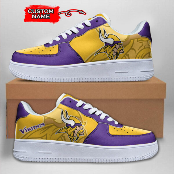 Tubopro Minnesota Vikings NFL Air Low-Top Sneakers Shoes For Men And Women
