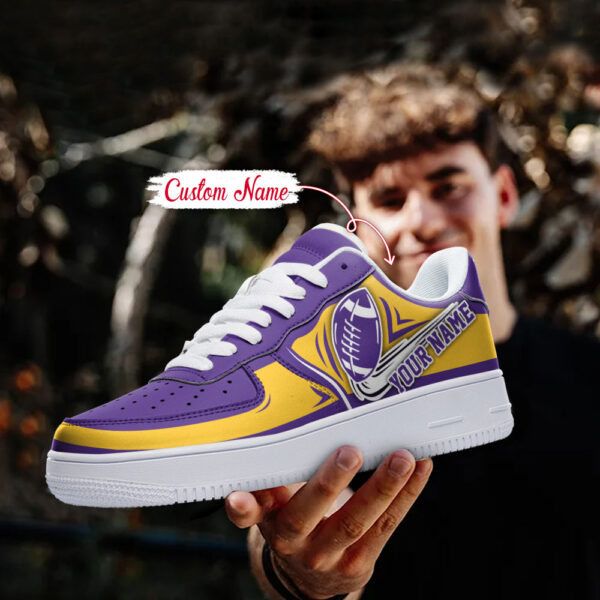 Tubopro Minnesota Vikings NFL Air Low-Top Sneakers Shoes For Men And Women