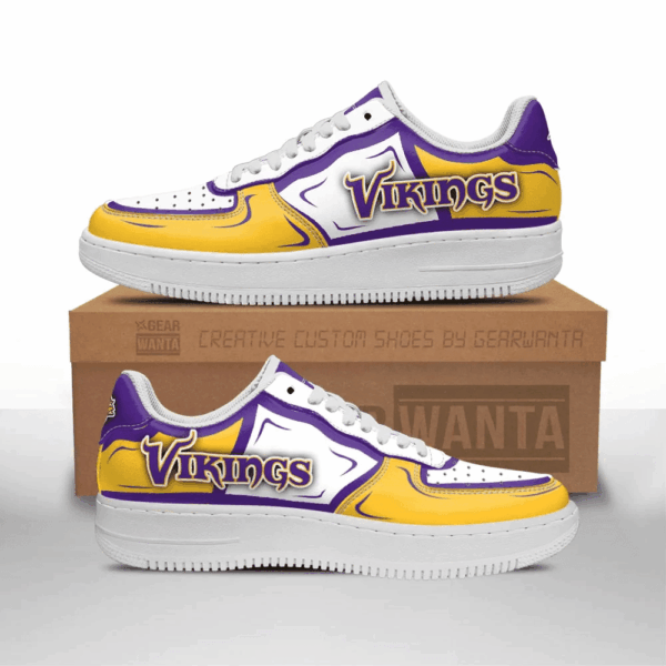 Tubopro Minnesota Vikings NFL Air Low-Top Sneakers Shoes For Men And Women