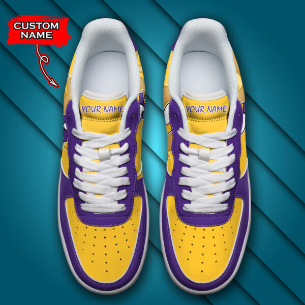 Tubopro Minnesota Vikings NFL Air Low-Top Sneakers Shoes For Men And Women - Image 4