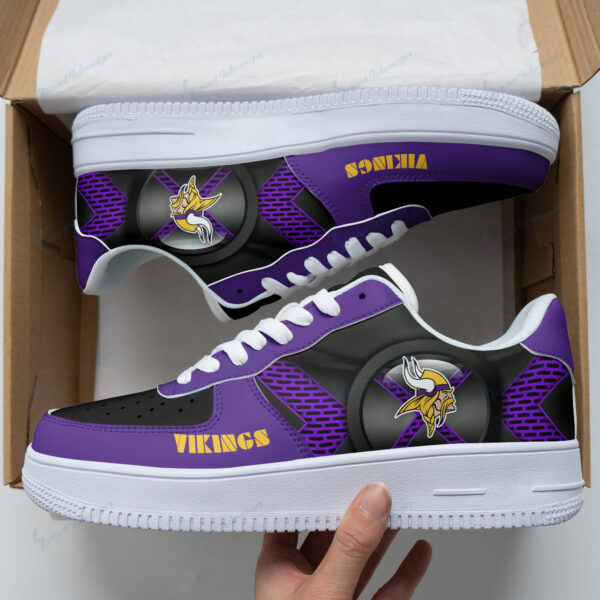 Tubopro Minnesota Vikings NFL Air Low-Top Sneakers Shoes For Men And Women