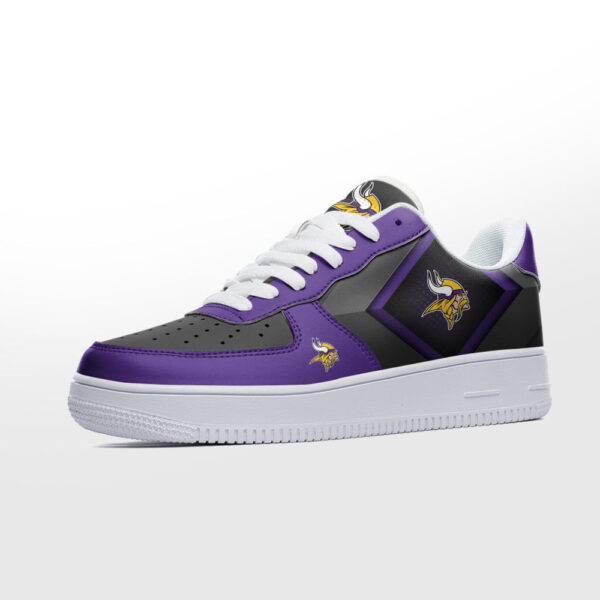 Tubopro Minnesota Vikings NFL Air Low-Top Sneakers Shoes For Men And Women - Image 2