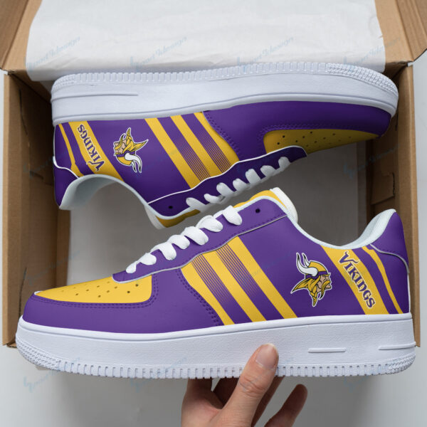 Tubopro Minnesota Vikings NFL Air Low-Top Sneakers Shoes For Men And Women