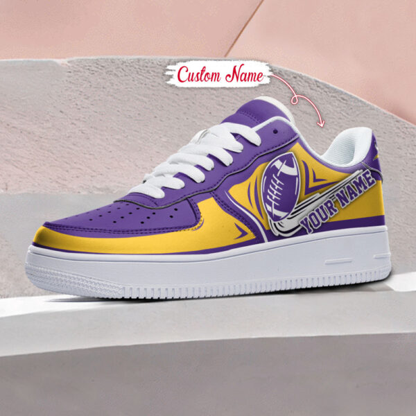 Tubopro Minnesota Vikings NFL Air Low-Top Sneakers Shoes For Men And Women - Image 3