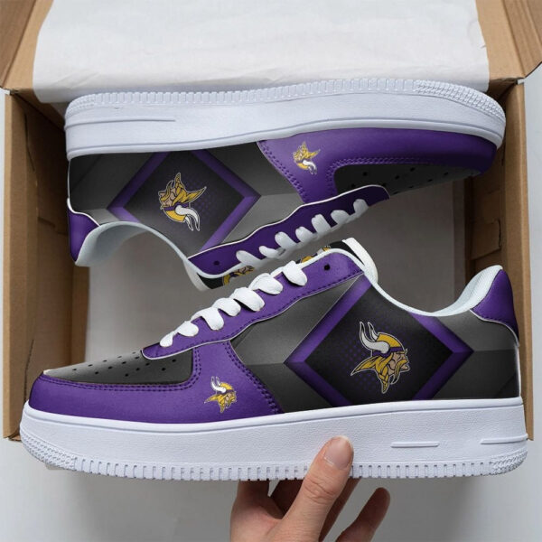 Tubopro Minnesota Vikings NFL Air Low-Top Sneakers Shoes For Men And Women