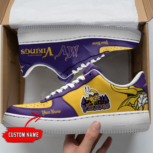 Tubopro Minnesota Vikings NFL Air Low-Top Sneakers Shoes For Men And Women