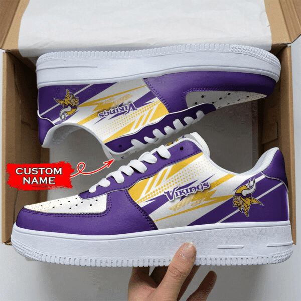 Tubopro Minnesota Vikings NFL Air Low-Top Sneakers Shoes For Men And Women