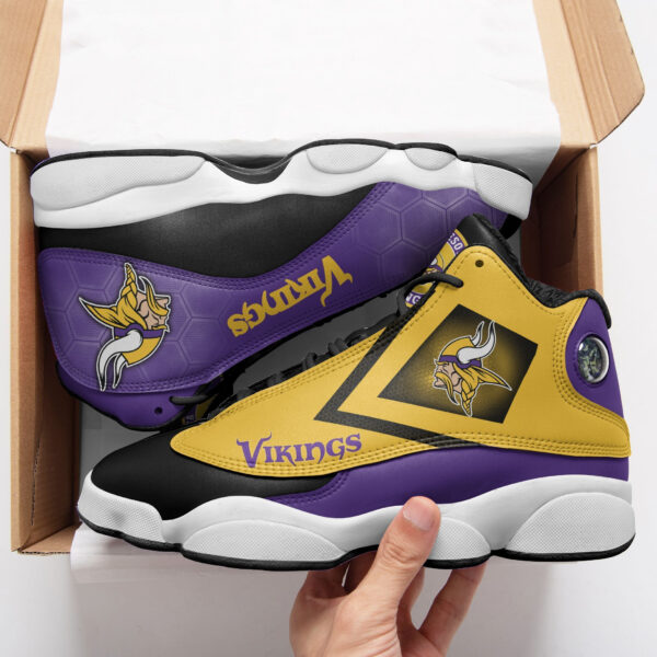 Tubopro Minnesota Vikings NFL AJ13 Sneakers Shoes For Men And Women