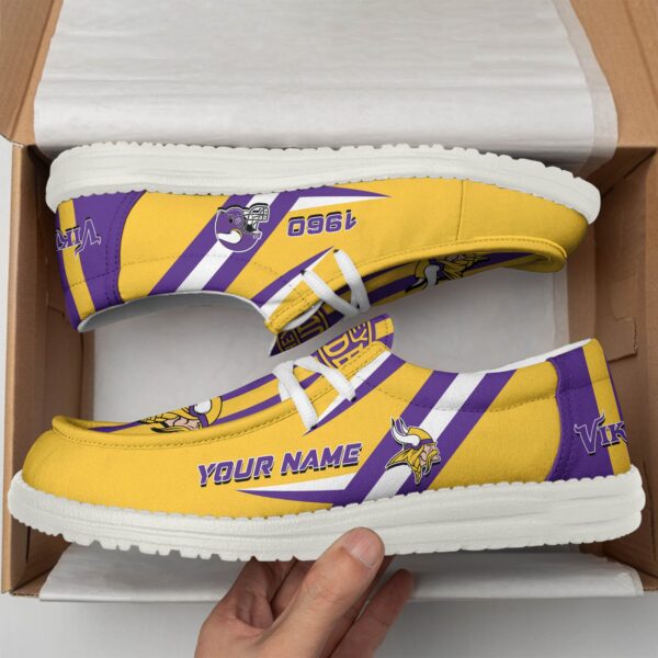 Tubopro Minnesota Vikings Personalized Hey Dude Shoes For Men And Women - Image 2