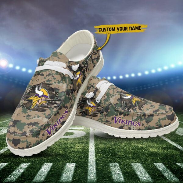 Tubopro Minnesota Vikings Personalized Hey Dude Shoes For Men And Women
