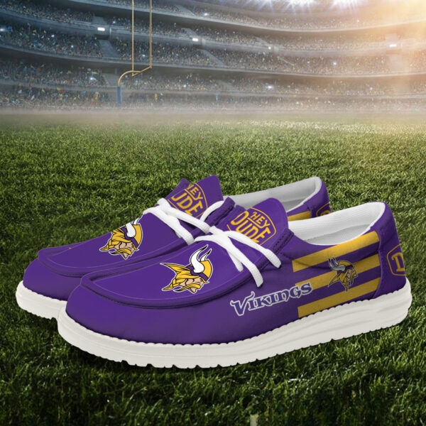 Tubopro Minnesota Vikings Personalized Hey Dude Shoes For Men And Women - Image 2
