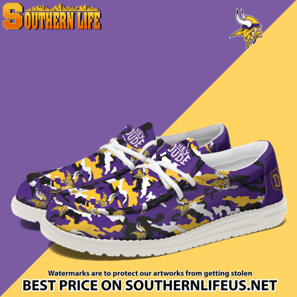 Tubopro Minnesota Vikings Personalized Hey Dude Shoes For Men And Women - Image 2