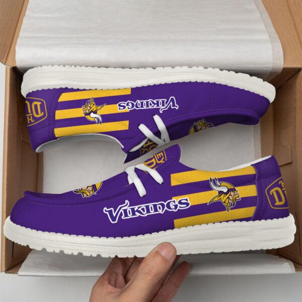 Tubopro Minnesota Vikings Personalized Hey Dude Shoes For Men And Women - Image 3