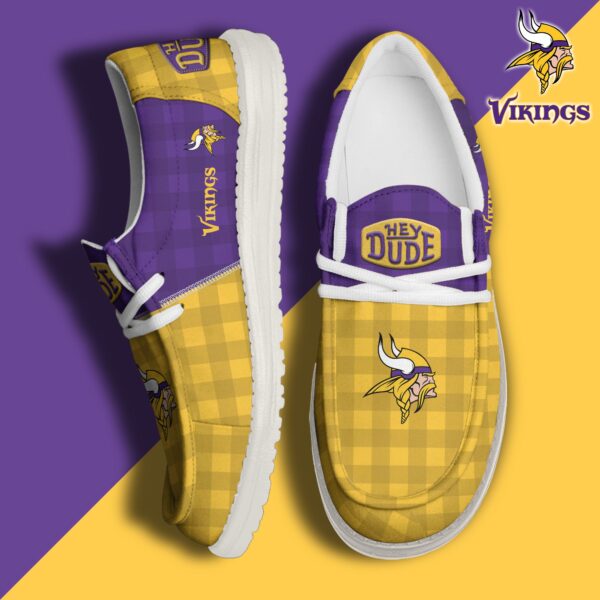 Tubopro Minnesota Vikings Personalized Hey Dude Shoes For Men And Women
