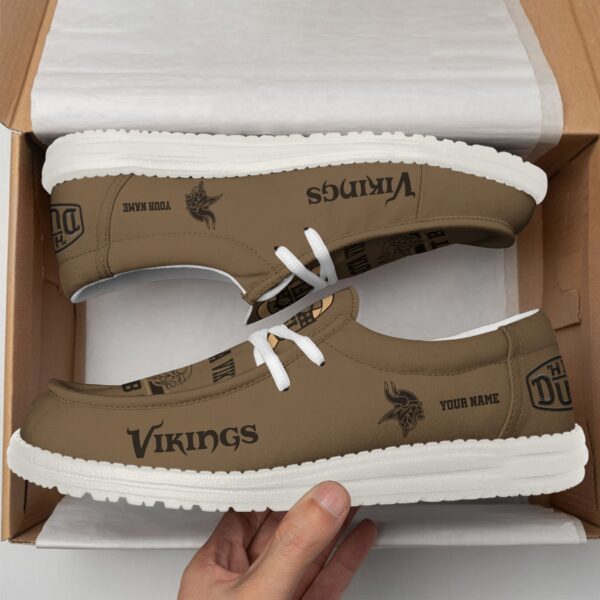 Tubopro Minnesota Vikings Personalized Hey Dude Shoes For Men And Women - Image 2