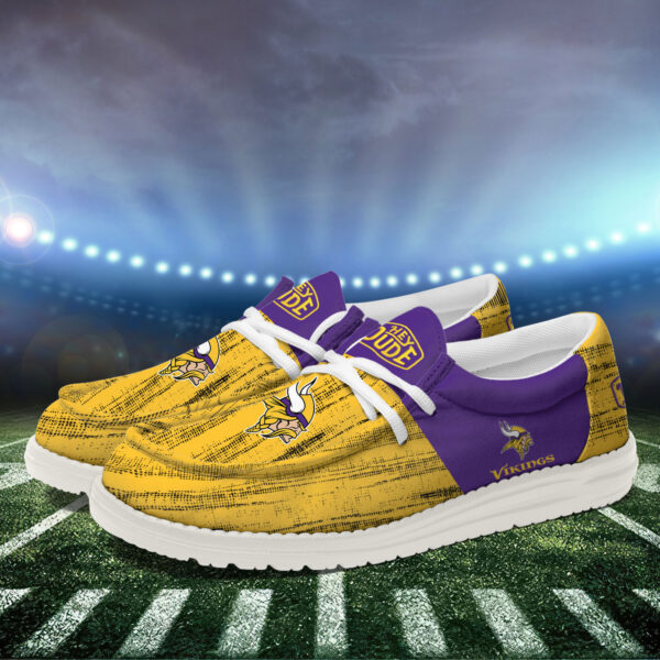 Tubopro Minnesota Vikings Personalized Hey Dude Shoes For Men And Women - Image 3
