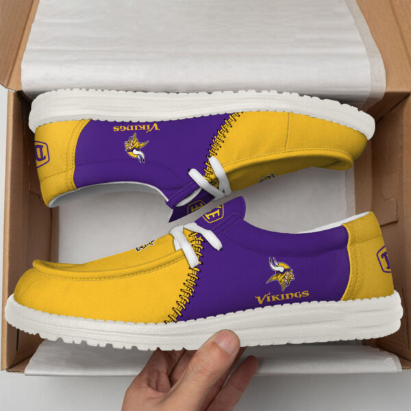 Tubopro Minnesota Vikings Personalized Hey Dude Shoes For Men And Women - Image 2