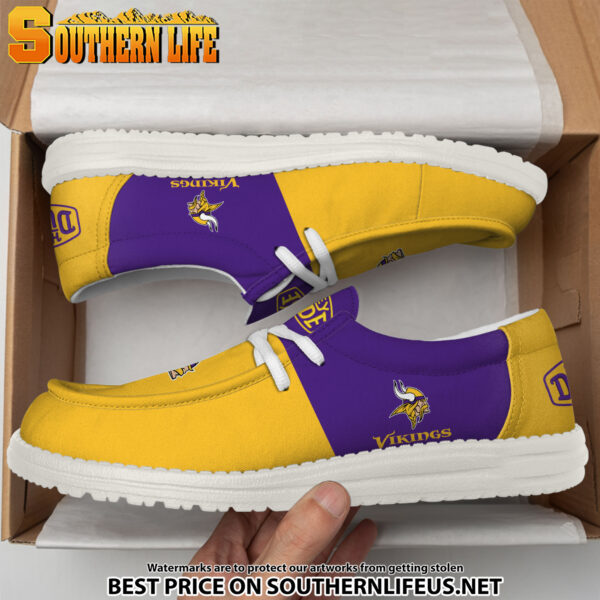 Tubopro Minnesota Vikings Personalized Hey Dude Shoes For Men And Women - Image 4