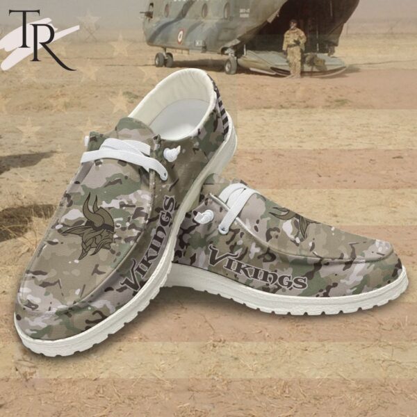 Tubopro Minnesota Vikings Personalized Hey Dude Shoes For Men And Women