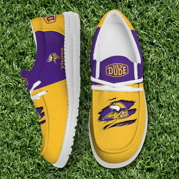 Tubopro Minnesota Vikings Personalized Hey Dude Shoes For Men And Women