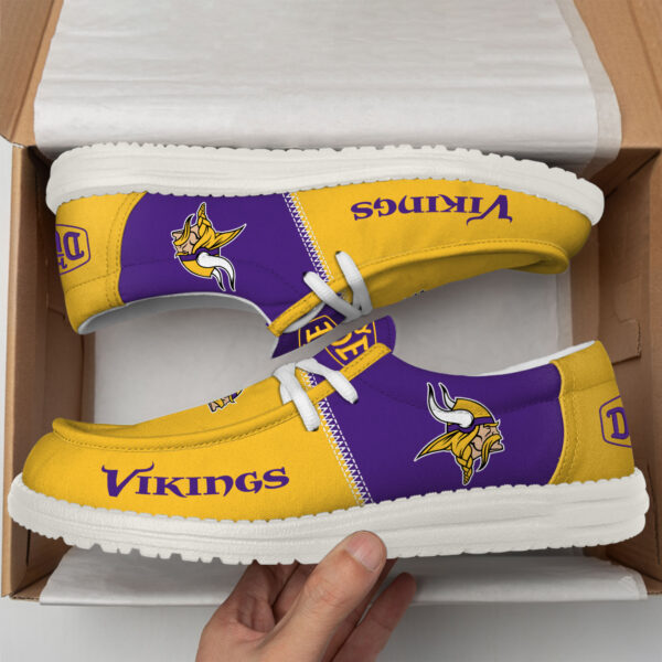 Tubopro Minnesota Vikings Personalized Hey Dude Shoes For Men And Women - Image 2