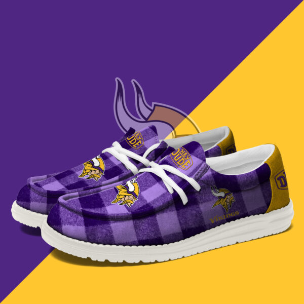 Tubopro Minnesota Vikings Personalized Hey Dude Shoes For Men And Women - Image 2
