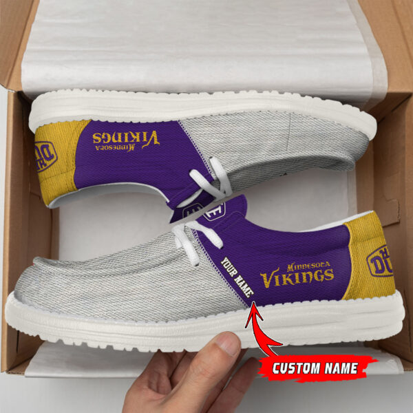 Tubopro Minnesota Vikings Personalized Hey Dude Shoes For Men And Women - Image 2
