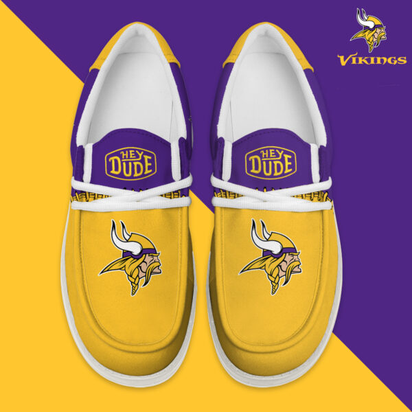 Tubopro Minnesota Vikings Personalized Hey Dude Shoes For Men And Women - Image 4