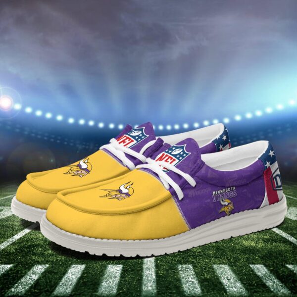 Tubopro Minnesota Vikings Personalized Hey Dude Shoes For Men And Women - Image 3
