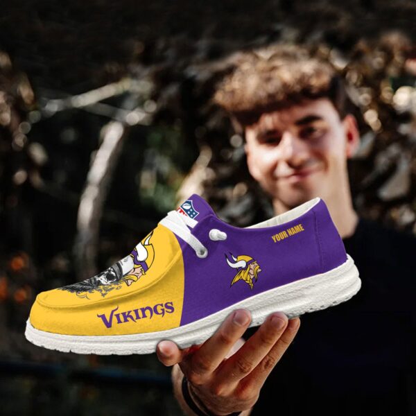 Tubopro Minnesota Vikings Personalized Hey Dude Shoes For Men And Women - Image 5