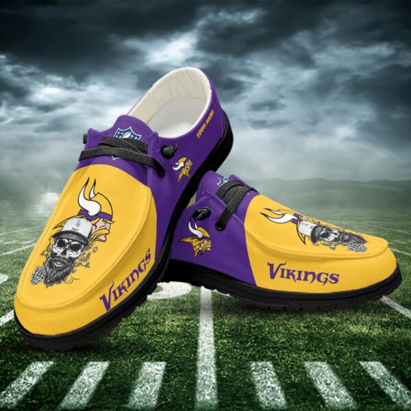 Tubopro Minnesota Vikings Personalized Hey Dude Shoes For Men And Women - Image 2