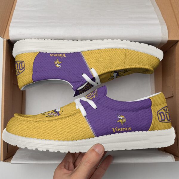 Tubopro Minnesota Vikings Personalized Hey Dude Shoes For Men And Women - Image 2