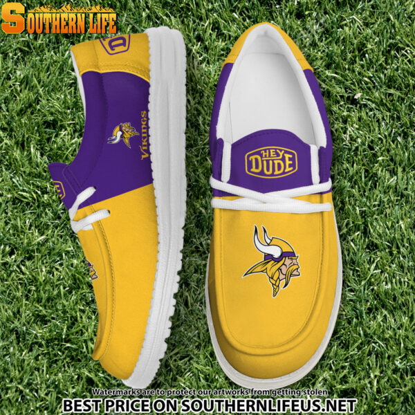 Tubopro Minnesota Vikings Personalized Hey Dude Shoes For Men And Women