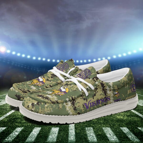 Tubopro Minnesota Vikings Personalized Hey Dude Shoes For Men And Women - Image 3