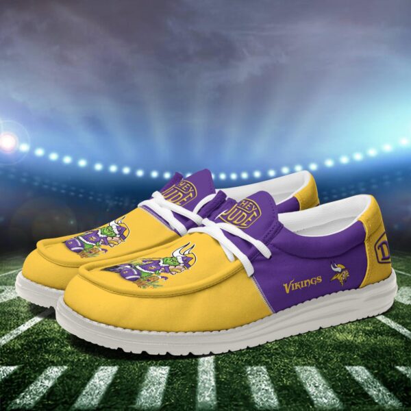 Tubopro Minnesota Vikings Personalized Hey Dude Shoes For Men And Women - Image 4