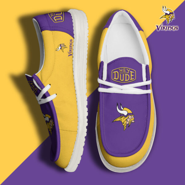Tubopro Minnesota Vikings Personalized Hey Dude Shoes For Men And Women
